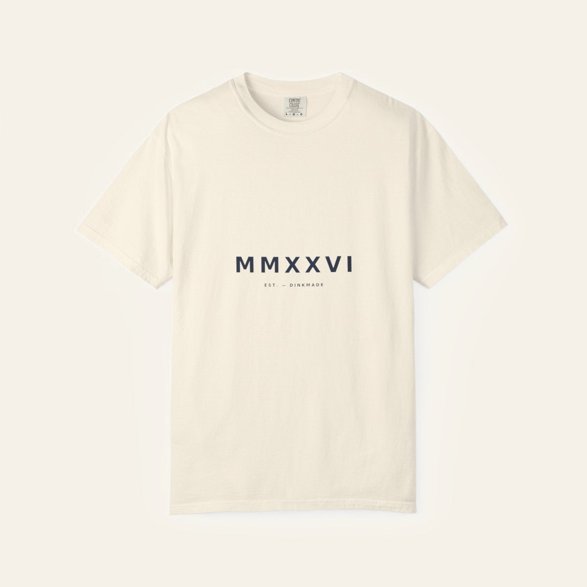 MMXXVI — The Founders Tee — product flat lay
