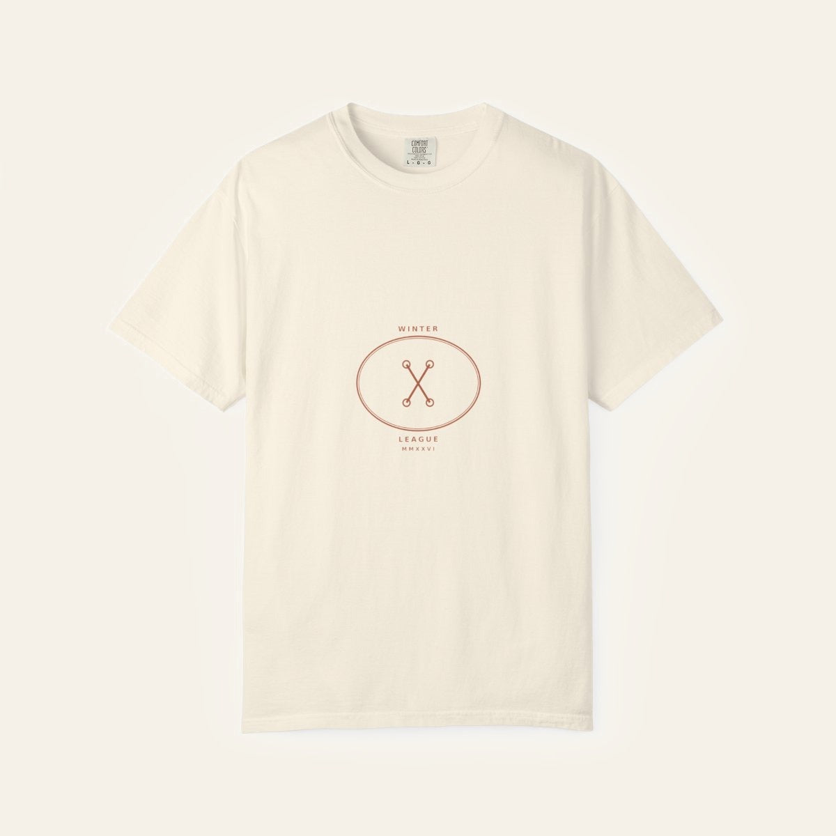 Winter League — Clay on Cream — product flat lay